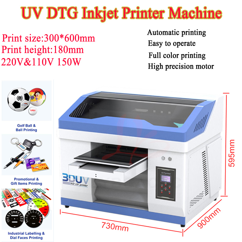 Uv Flatbed Printer - Impressora UV DTG de Mesa Plana