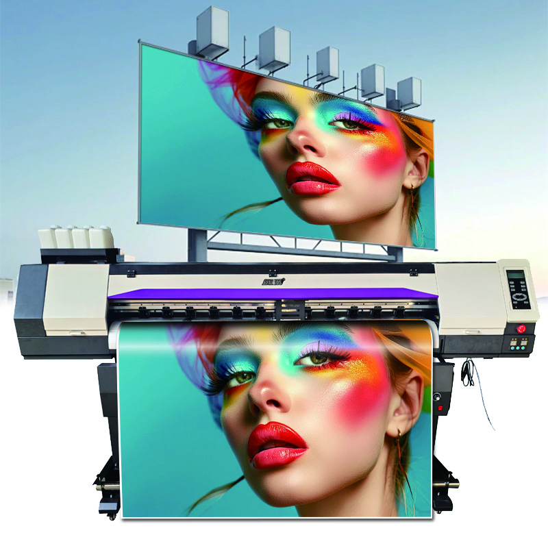 Commercial Vinyl Printing Machine - Impressora Eco Solvente Santos 1.6M para
