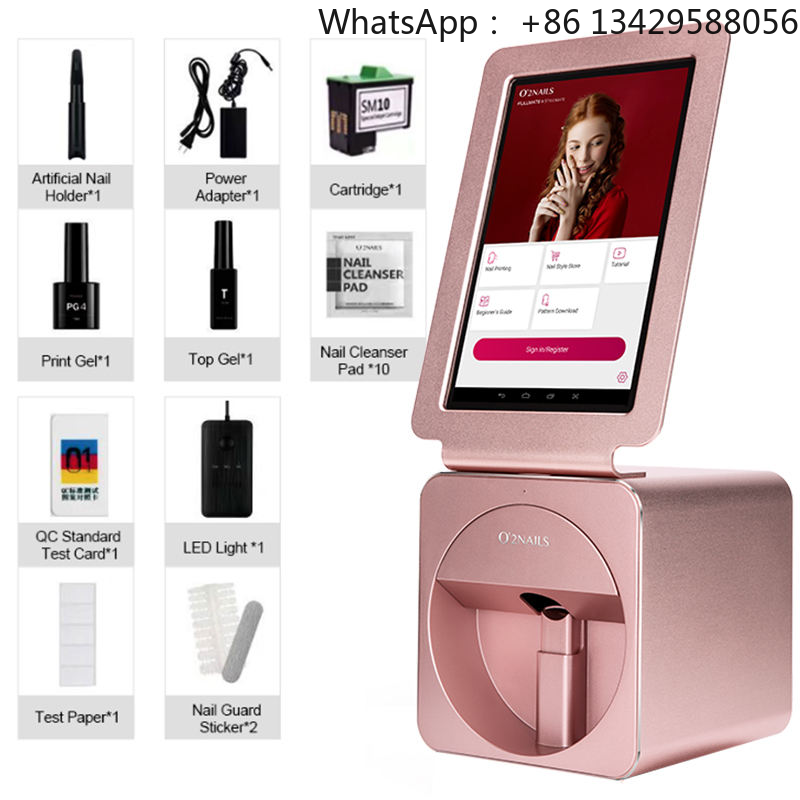 Commercial Nail Printing Machine - Impressora de Unhas Elétrica Profissional de