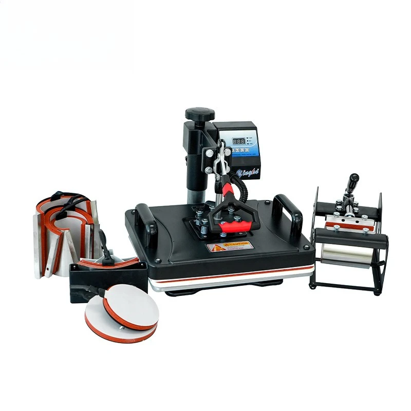 Commercial Printing Machine For Shirts - Máquina de Transferência Térmica 8 em