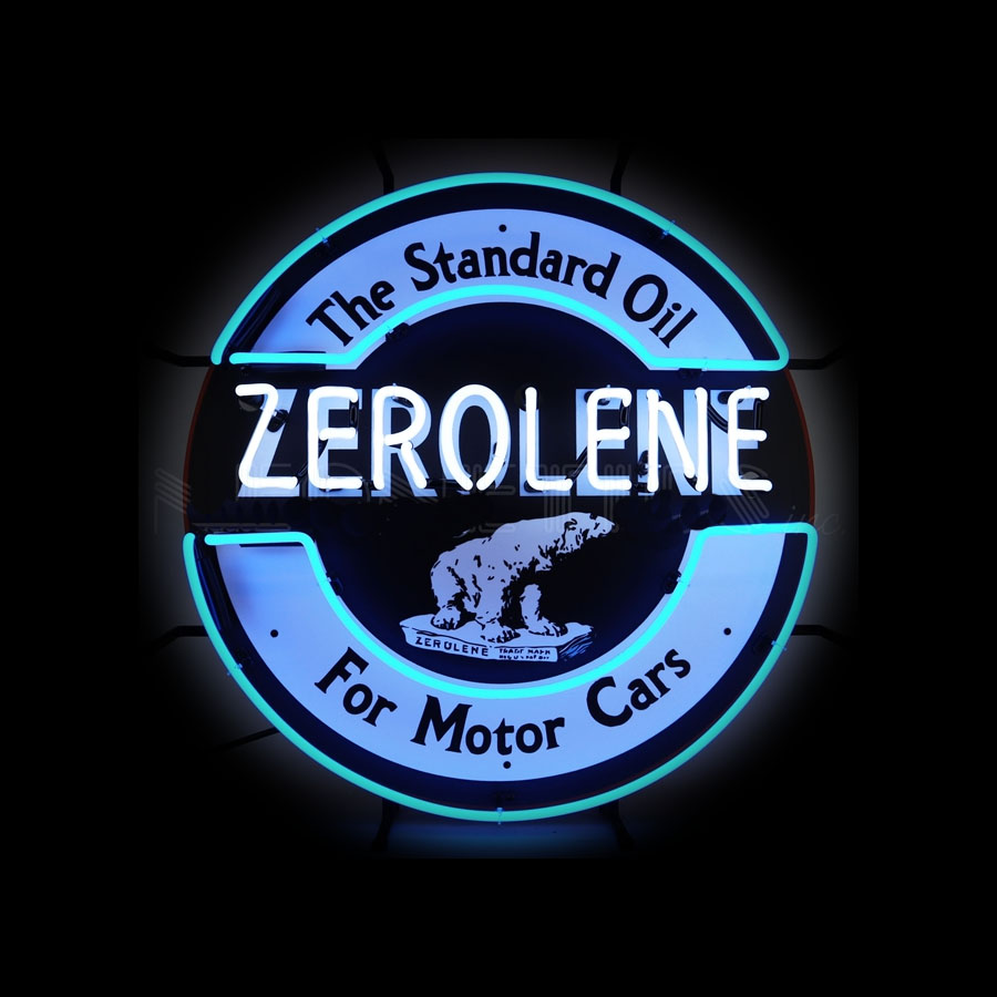 Commercial Glass Printing - Sinal de néon para zerolen padrão