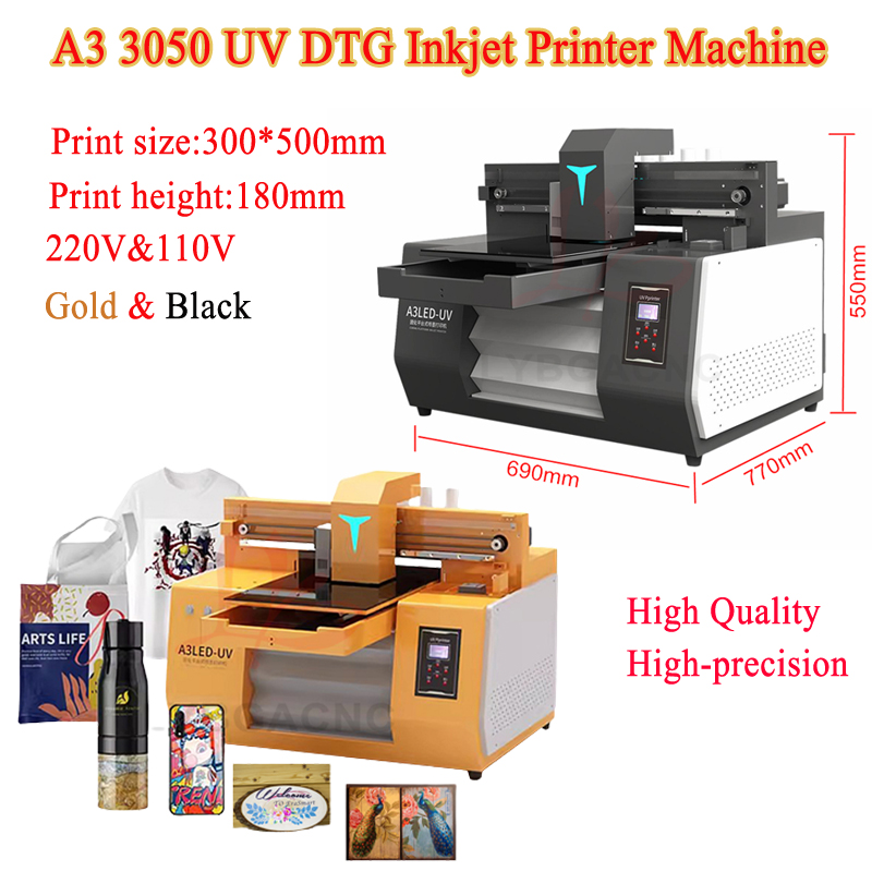 Uv Flatbed Printer - Impressora UV DTG LYBGA de Alta