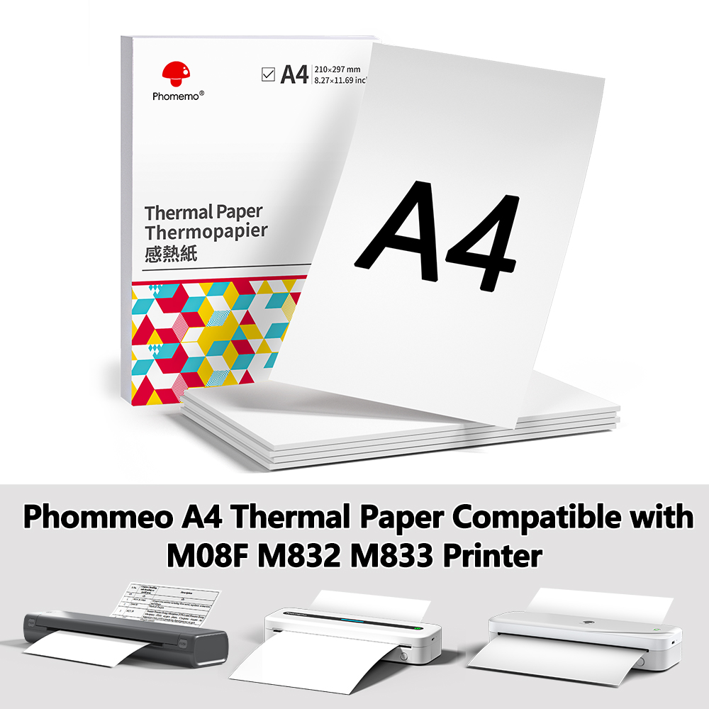 Phomemo-Papel de impressora té - Commercial Label Printing Machine avaliação e preço