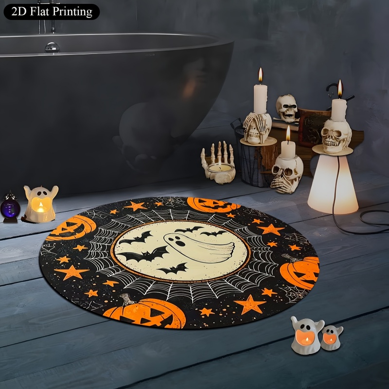 Tapete Redondo de Halloween co - Commercial Printing House avaliação e preço
