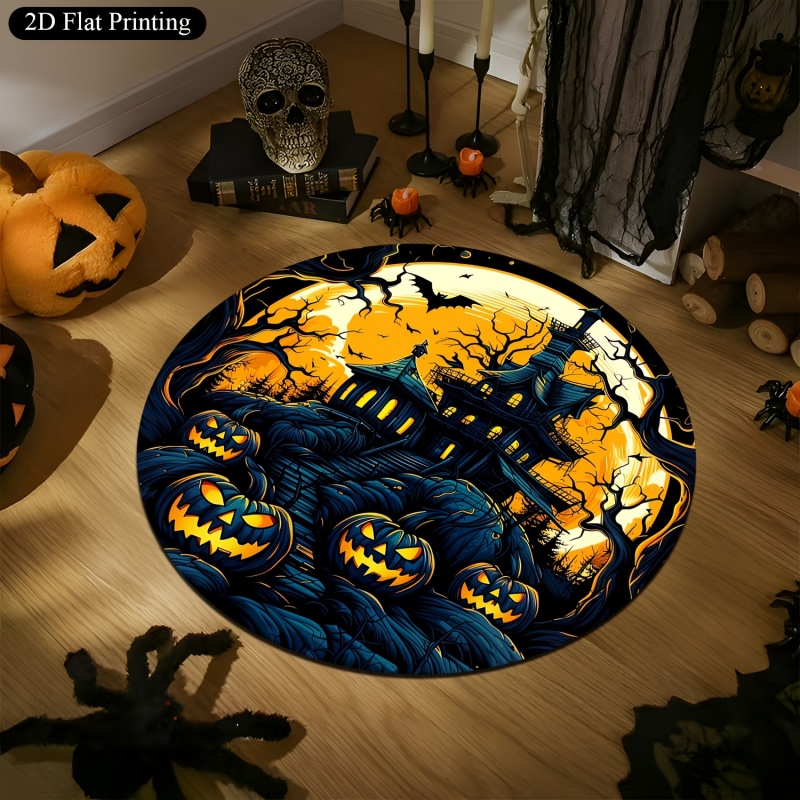 Tapete Redondo de Halloween co - Commercial Printing House avaliação e preço