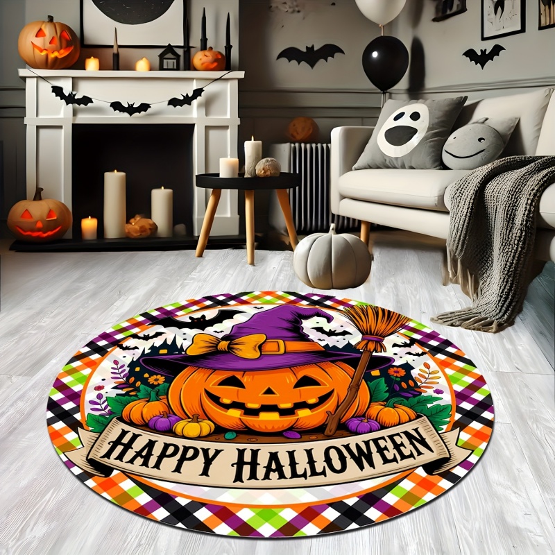 Tapete Redondo de Halloween co - Commercial Printing House avaliação e preço