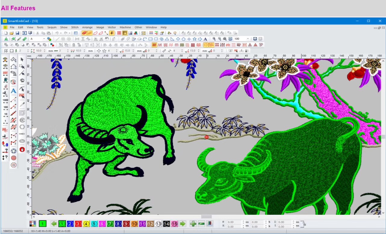 Software de Digitalização e Ve - Embroidery Digitizing Software avaliação e preço