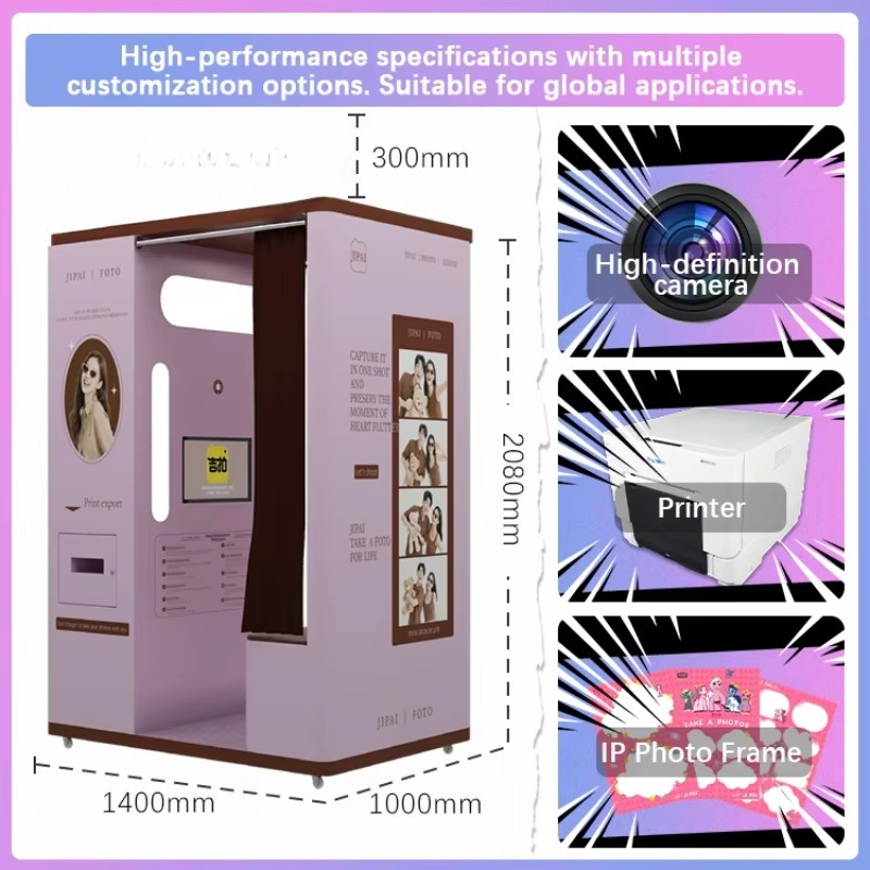 Cabine de selfie personalizada - Commercial Printing Factory avaliação e preço
