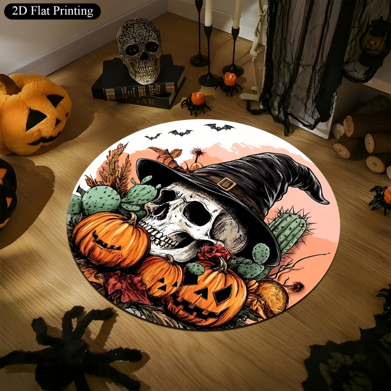 Tapete Redondo de Halloween co - Commercial Printing House avaliação e preço