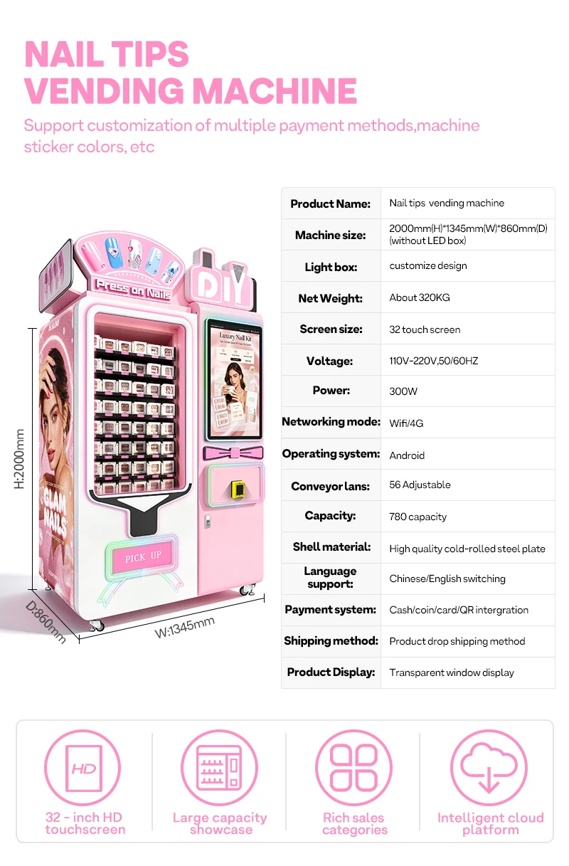 Máquina de Venda Automática Co - Commercial Nail Printing Machine avaliação e preço