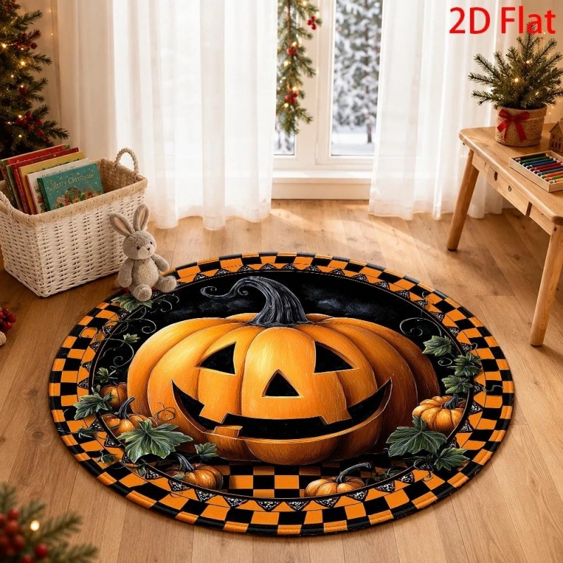 Tapete Redondo de Halloween co - Commercial Printing House avaliação e preço