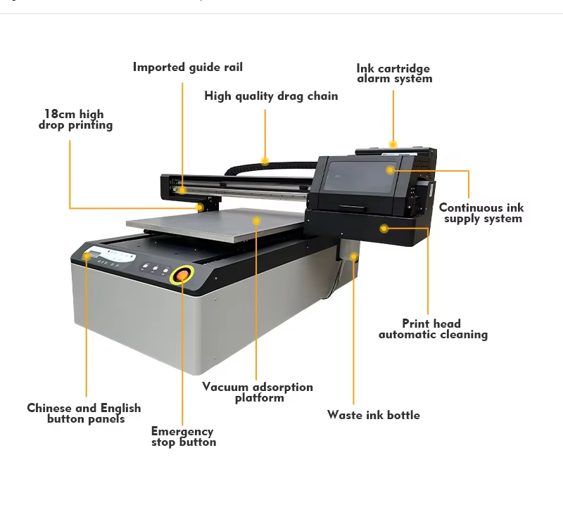 Impressora UV de Mesa 6090 com - Commercial Glass Printing avaliação e preço