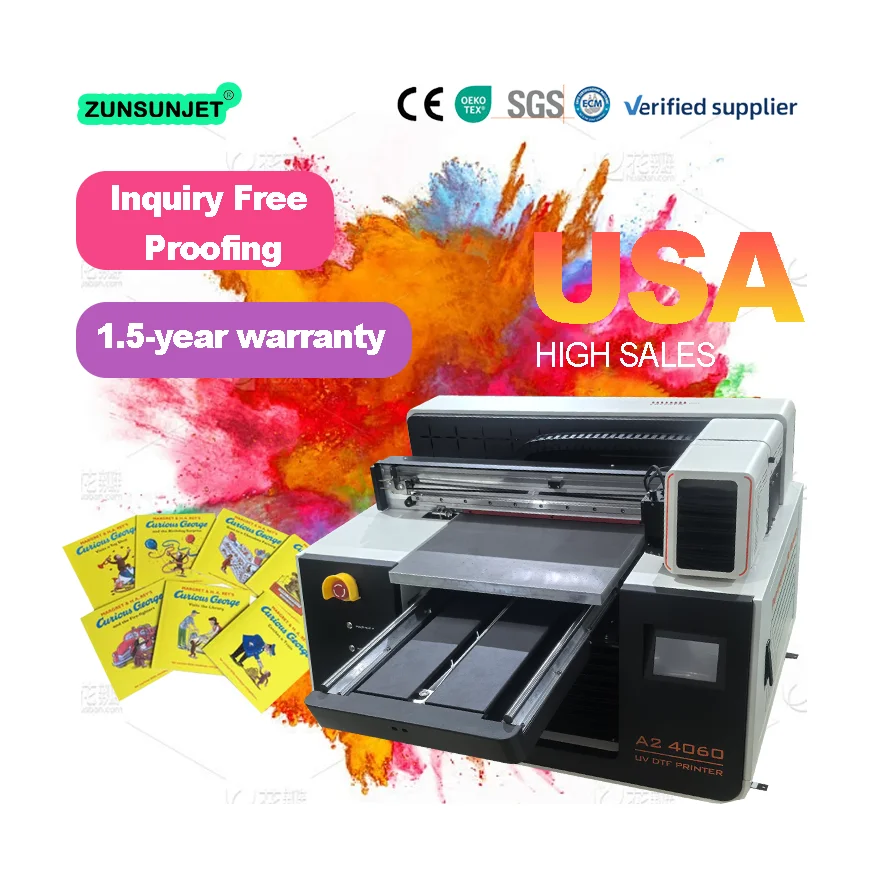 Impressora UV DTF A2 Compacta  - Uv Flatbed Printer avaliação e preço